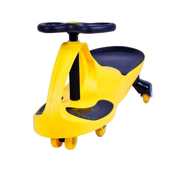 Joybay GT0099Rs Premium LEDWheel Swing Car Ride on Toy, Yellow