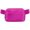 Grape Purple, variant on Nylon Fanny Pack Belt Bag for Women with 5 Zipper Pockets, Black | Nylon belt bag with five zippered pockets, a dedicated card slot and an adjustable strap for crossbody or waist wear