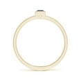 thumbnail image 2 of Angara Natural 0.19 Ct. Blue Sapphire Solitaire Ring in 14K Yellow Gold for Women (Ring Size: 11.5), 2 of 9