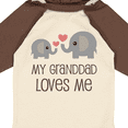 thumbnail image 4 of Inktastic Granddad Loves Me Grandchild Boys or Girls Long Sleeve Baby Bodysuit, 4 of 5