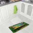 thumbnail image 4 of GZHJMY St.Patrick's Day Kitchen Rugs and Mats,Happy St Non Slip Washable Cushioned Carpets Polyester AntiFatigue Comfort Porch Floor Mat Doormate, 39"x 20", 4 of 7