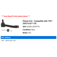thumbnail image 2 of Pitman Arm - Compatible with 1997 - 2003 Ford F-150 1998 1999 2000 2001 2002, 2 of 2