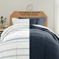 thumbnail image 2 of Noble Linens 8 Piece Dorm Bedding Bundle, Comforter & Sheet Set, Pillows, Laundry Bag, 2 of 8