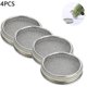 thumbnail image 1 of Kit de tapa de tarro de brotes de acero inoxidable de 4 paquetes para una excelente ventilación Tarros de albañil de boca ancha Tarros de albañil para hacer// kaili Sencillez, 1 of 2