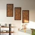 thumbnail image 5 of CONSDAN Wood Wall Decor | USA Grown Hardwood, Rustic Wooden Wall Art, Home Decorations for Living Room and Bedroom Aesthetic, Framed and Ready to Hang, Triangle, 36" x 18", 5 of 5
