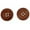 Coffee, variant on 50Pcs 1 Inch Wooden Buttons 4 Hole Polished Sewing Buttons,Classic Wooden Button for Shirt Pillow Covers Headbands Crafts Sewing Knitted Items,Coffee,o.98x0.08"