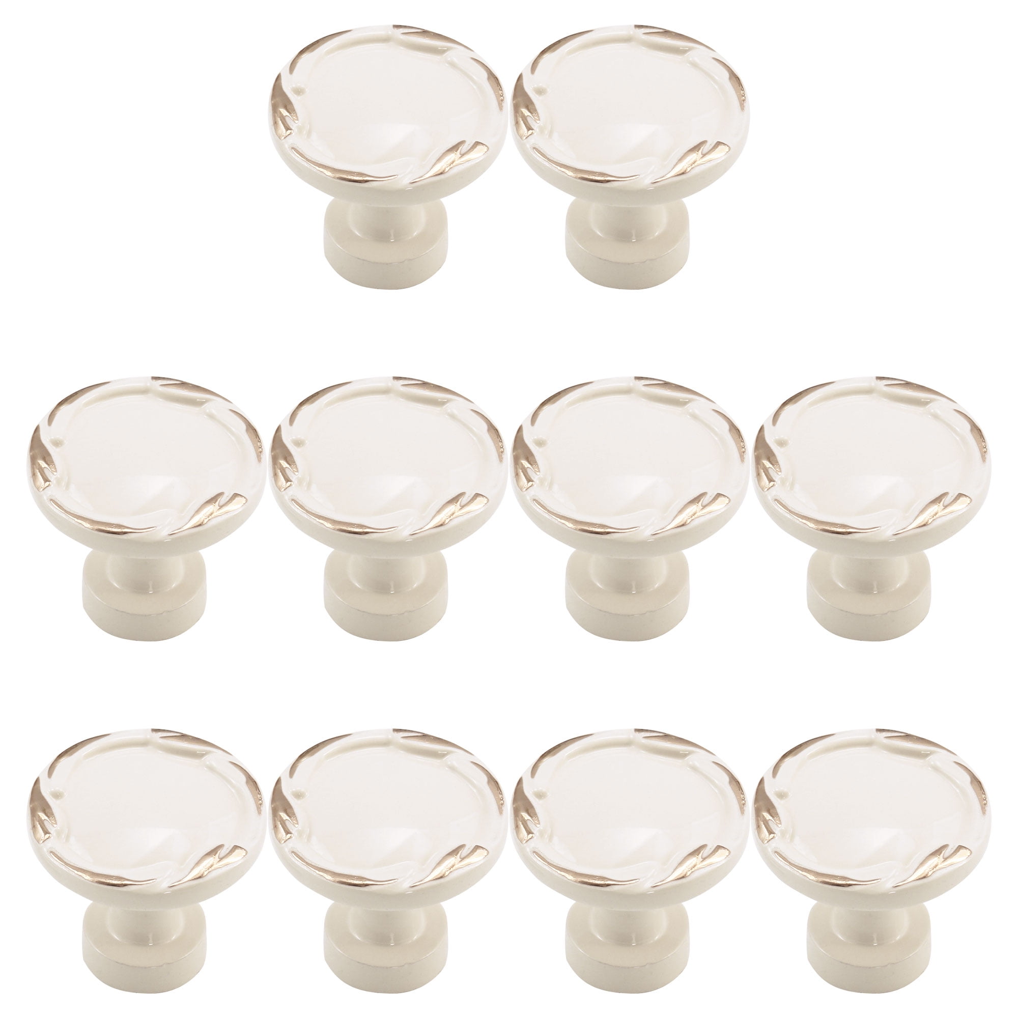 Zinc Alloy Knobs 30mm Round Wardrobe Dresser Knobs Pull Handle for Home