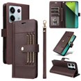 thumbnail image 4 of FOXDOCK Funda tipo Cartera para Xiaomi Redmi Note 13 Pro 5G – Cubierta de Cuero PU con Múltiples Ranuras, Bolsillo para Efectivo y Correa de Muñeca, 4 of 6