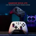 thumbnail image 2 of Control GameSir- Nova Lite 2.4g Controlador Inalámbrico para PC con Windows, iPhone, Android, Switch y Steam Deck, Gamepad Controlador Bluetooth con Disparador de Efect, 2 of 8