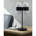 thumbnail image 4 of Livabliss Jonan Modern Accent Table Lamp, 25-inch, Black with White Shade, 4 of 5
