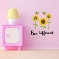 thumbnail image 3 of Children Bee different Cute Quotes & Sayings Wall Decal Decoration Beautiful Sunflower field with Bee's Vinyl Decal Lasts Years and Easily Removable - Size: 18 In(W) x 20 In(H), 3 of 5