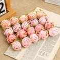 10Pcs Rose Artificial Flower Silk Rose Head Wedding Christmas Wreath