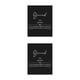 thumbnail image 2 of Injueey Cartel de letras en blanco y negro Arte de pared inspirador Entrepreneur Office Grind Triturar 2piezas, 2 of 6
