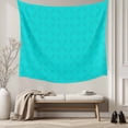 thumbnail image 5 of Turquoise Plaid Tapestry for Bedroom Wall Hanging Tapestry, Geometric Leaf Diamond Morocco Abstract Ceiling Backdrop Tapestries Poster Blanket Wall Decor for Teens Room Living Room Dorm 55" x 73", 5 of 8