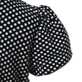 thumbnail image 3 of Richie House Girls Grey Pintuck Dotted Bow Polished Dress 7/8, 3 of 7