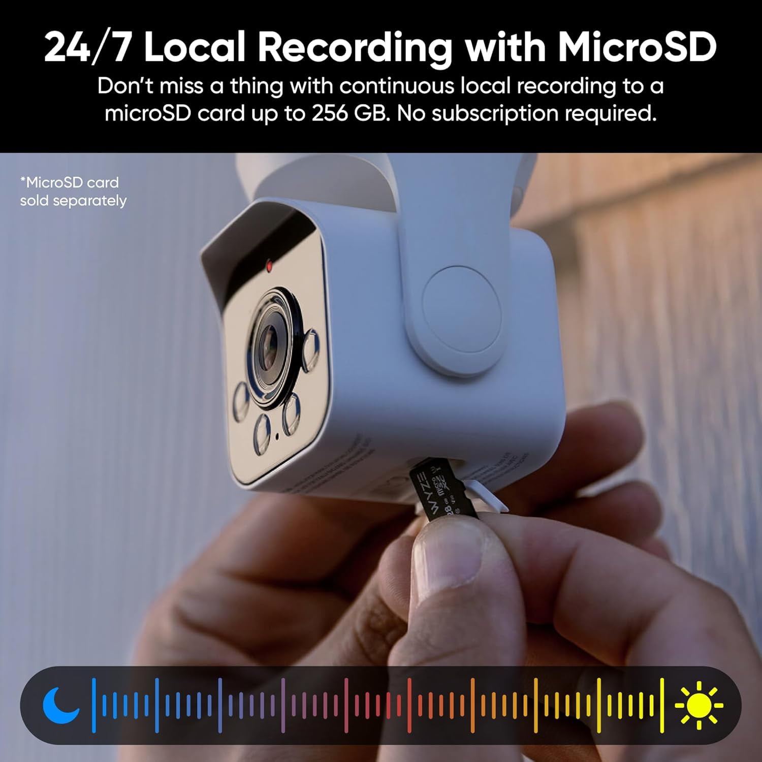 Restored WYZE Bulb Cam Security Camera, 2K HD Outdoor Light Bulb Camera, Color Night Vision, Dimmable LED Bulb, Motion Detection, Siren Alarm, Works w/Alexa/Google Assistant. Free Expert Support (Refurbished)