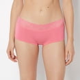 thumbnail image 1 of Culotte Shorty en Coton avec Bordure en Dentelle, Rose Vif, 1 of 5