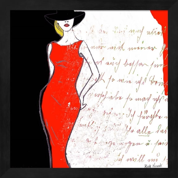 Fashion Design 2 by Rick Novak, Framed Wall Art, 13.25W x 13.25H