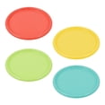 thumbnail image 2 of Mainstays 4 Pack 10-in Plastic Round Plate, Multi-color, Unbreakable & Lightweight Dinner Plates, 2 of 6