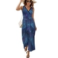 thumbnail image 2 of Aurora Borealis Art Sleeveless Dress Summer Women Clothes Dress for Pregnant Women Dresses, 2 of 9