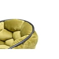 thumbnail image 5 of Moss Green Geo Velvet and Black Velvet Dining Chair, 5 of 7