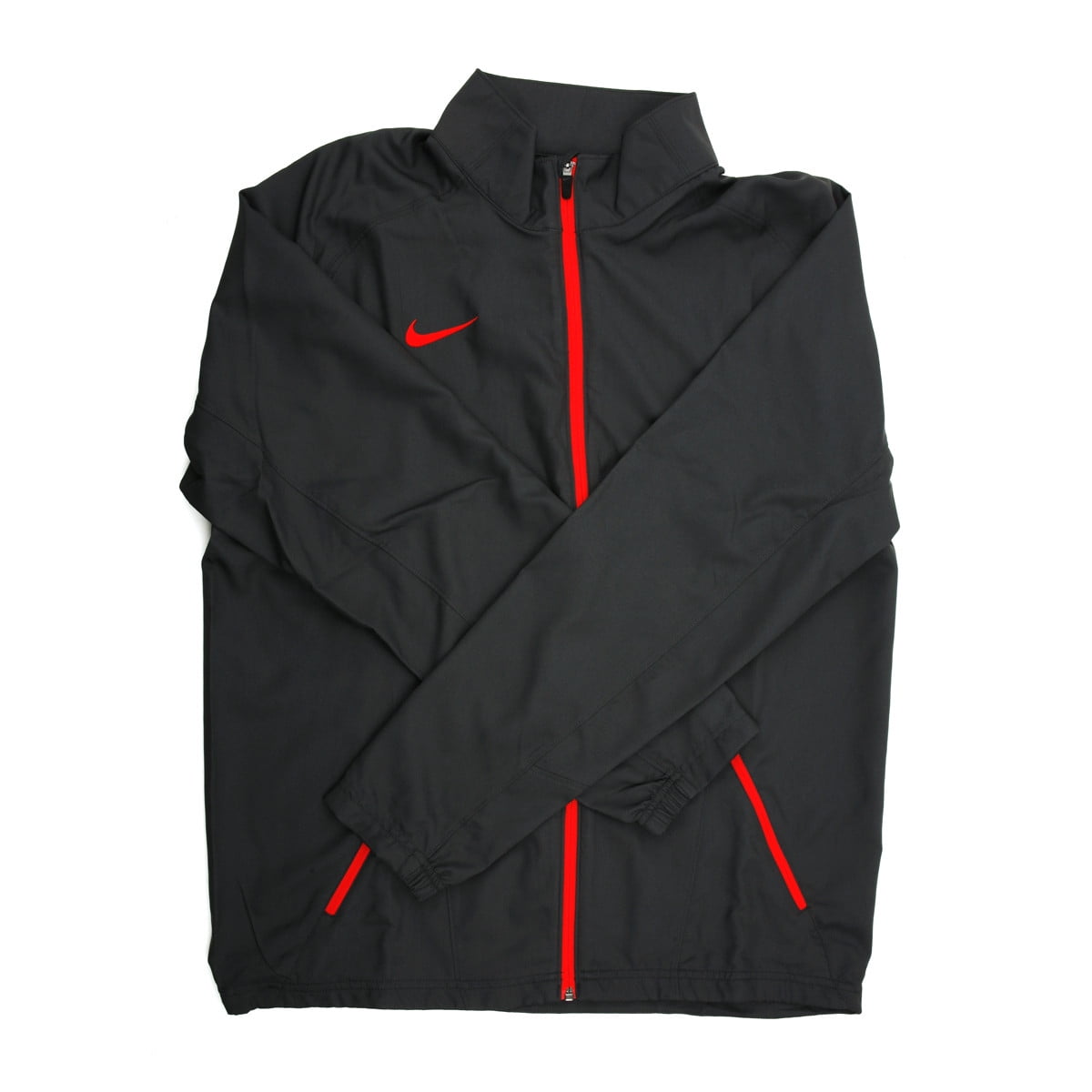 Nike - Nike Dri-FIT Men's Charcoal/Red Full-Zip Jacket - Medium ...