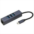 thumbnail image 3 of Rollbacks & More USB C to Ethernet Adapter RJ45 Gigabit Port 4 in 1 Hub with Storage Hole for Laptops, 3 of 10
