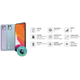 thumbnail image 2 of Celular Smartphone Android Desbloqueado 4g LTE 64+64 GB (128 GB) Octacore Dual Sim Morado Pantalla Notch 6.3 Bmobile BL63 Pro, 2 of 7