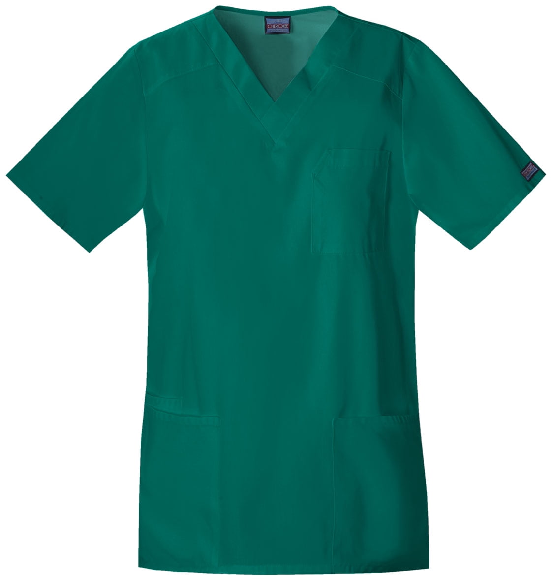 4701 Cherokee Tall Short Sleeve V Neck Chest Pocket Medical Nursing Scrub Top 
