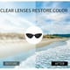thumbnail image 3 of Retro Narrow Cat Eye Sunglasses Goggles Frame For Women, 3 of 5