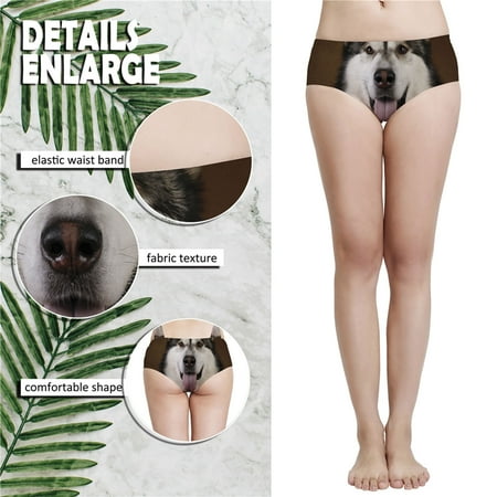

XIAOFFENN Underwear Women Pack Bulk Underwear For Women Ladies Fashion Cute Funny Animal Ear Pattern Breathable Panties Low Waist Sexy Briefs Clearance