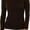Brown, variant on ToBeInStyle Women's Seamless Textured Long Sleeve Turtleneck Blouse