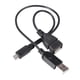 thumbnail image 1 of Adaptador Cable de Extensión OTG Power Splitter Micro USB a USB 11.8 Pulgadas Negro, 1 of 8