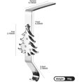 thumbnail image 2 of For Christmas decoration Suitable for fireplace Christmas stocking hook set Santa Claus stocking rack Christmas stocking hook, 2 of 5