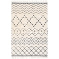 thumbnail image 3 of Mark&Day Wool Rugs, 2x3 Plympton Global Cream Area Rug, Cream Black Carpet for Living Room, Bedroom or Kitchen (2' x 3'), 3 of 10