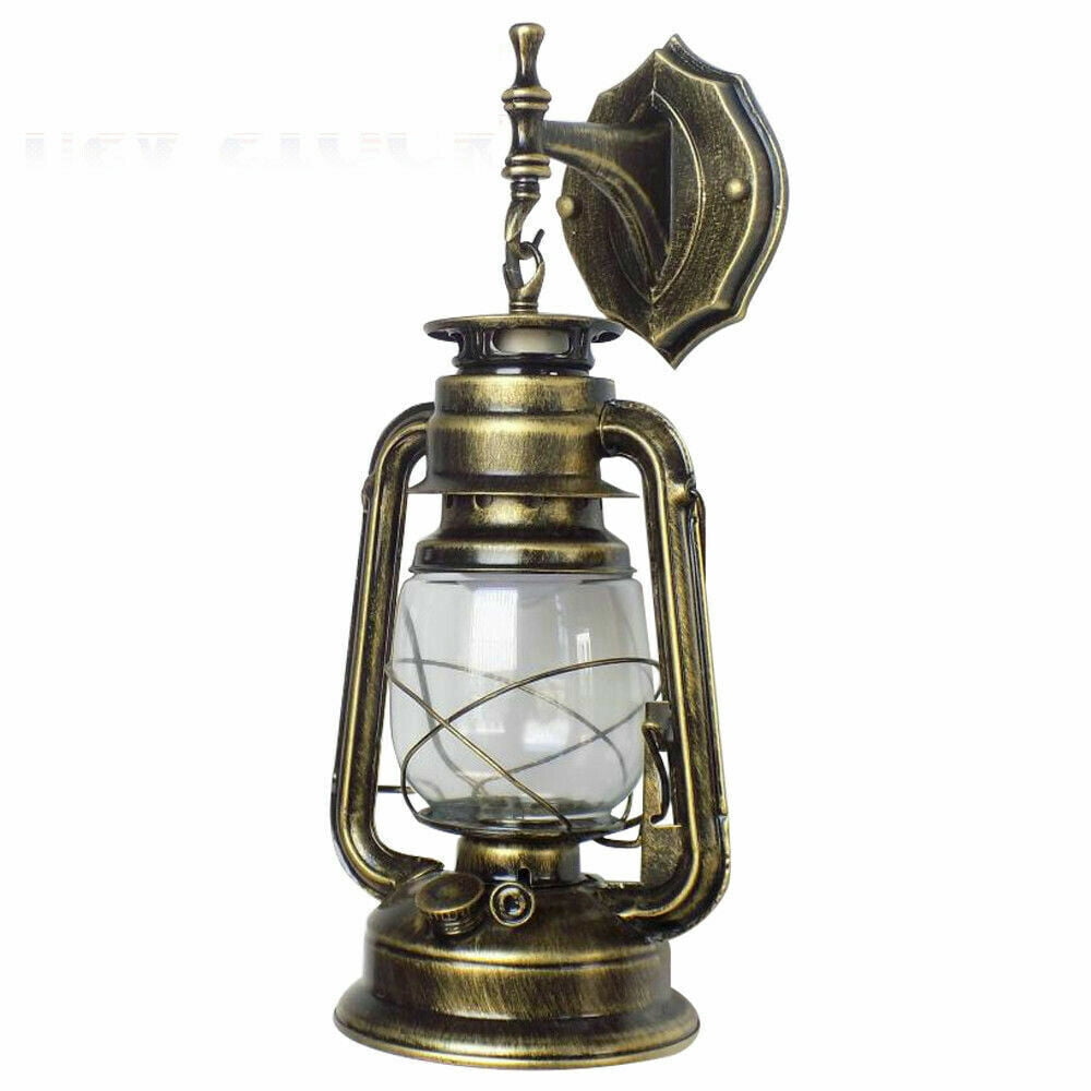 Vintage Antique Outdoor Wall Light, Porch Light Lantern Lamp Wall Sconce E27 Base