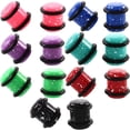 thumbnail image 3 of 36 Piezas Acrílico Medidores De Oído Tunnel Plugs Estirador Expansor Kit Rojo Sunnimix kit de estiramiento de orejas, 3 of 8