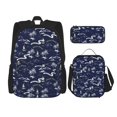 thumbnail image 1 of Fotbe Hawaiian Style Set Escolar 3 en 1 para Niños - Mochila Duradera con Lonchera Aislante y Estuche para Lápices - Mochila Escolar para Niños y Niñas, 1 of 7