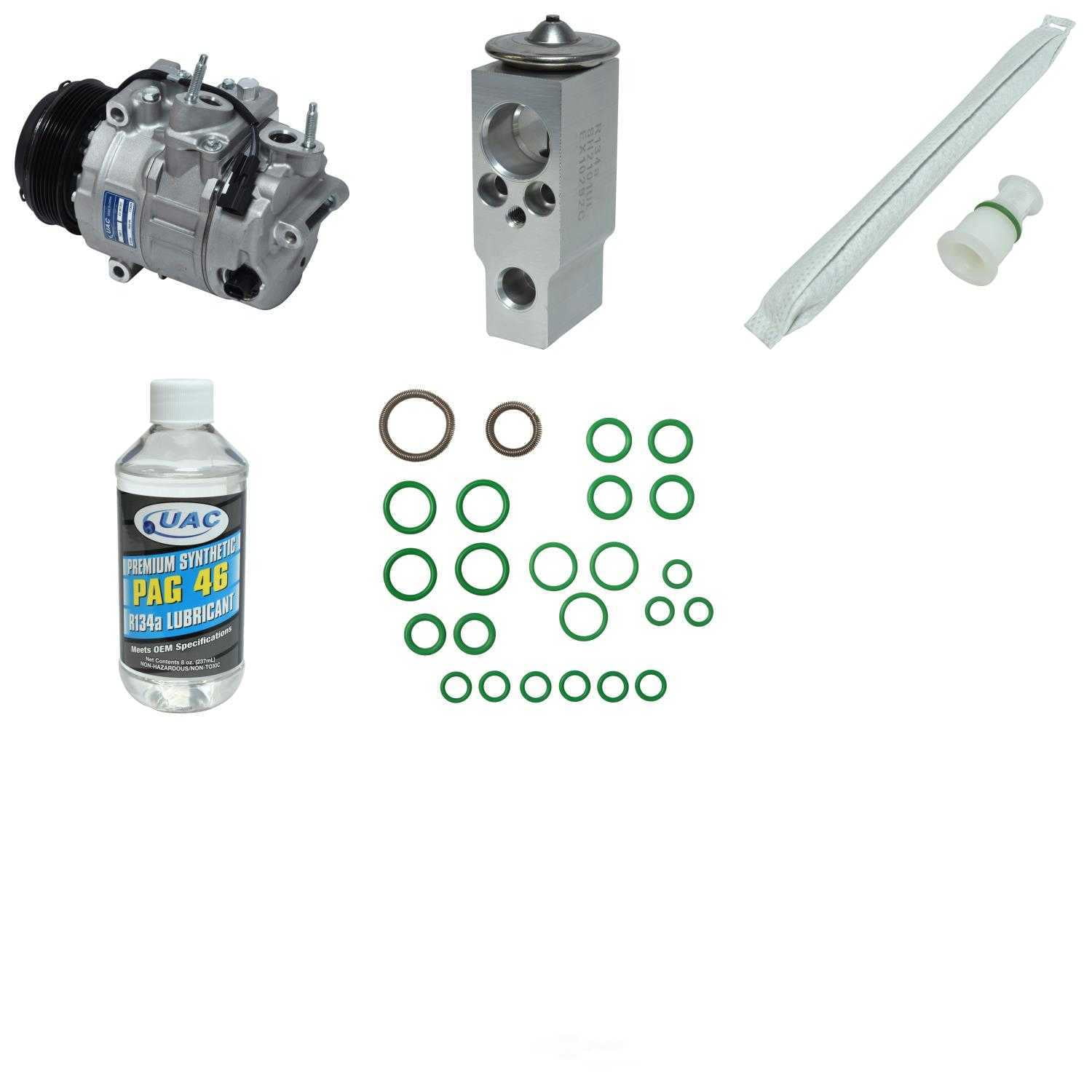 A/C Compressor and Component Kit -- Compressor Replacement Kit Fits select: 2012-2014 FORD EDGE SEL