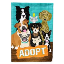 Adopt Pets Adoption Garden Flag