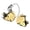 Gold without Microphone, variant on Suodoka ZSN Pro X Audio Hybrid Driver Wired In Ear Headphones, Pure Acoustic HiFi DJ Earbuds without Mic, Lossless 3.5mm Professional IEM Heavy Bass Headset (10 Inches / 25.4 Cm)