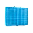 thumbnail image 2 of DOLITY Boîte de Rangement pour Jouets 48 Compartiments Transparente avec Poignée Bac de Rangement pour Perles Écrous Couture Bleu, 2 of 9