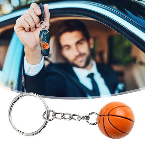 Wentin Reduced Keychains Creative And Practical Small Basketball Keychain Accessories Birthday Gift For Men