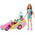 thumbnail image 1 of Barbie Stacie Racer Doll with Go-Kart Toy Car, Dog, Accessories, & Sticker Sheet, 1 of 6
