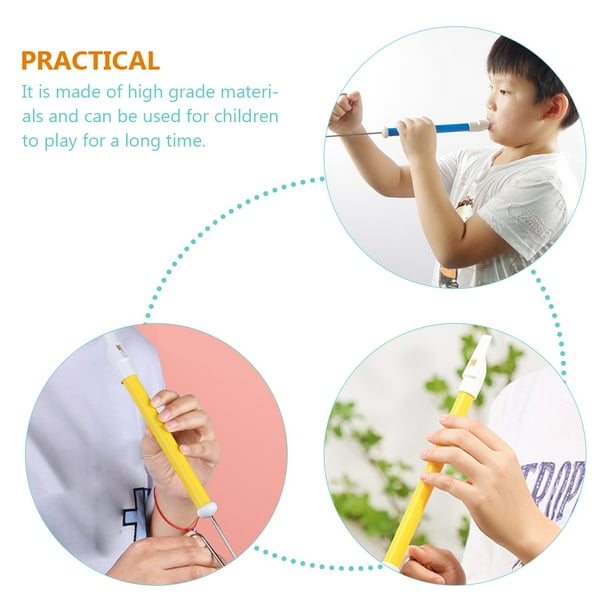 Flauta Silbato Deslizante De Madera Para Niños – Instrumento Musical Educativo Hecho A Mano, Push-pull, Mejora Coordinación Ojo-mano, Regalo Creativo