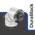 thumbnail image 3 of DuraVent DBK 6-Inch Stainless Steel Single Wall 90 Degree Stovepipe, 3 of 8