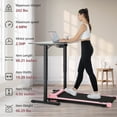 thumbnail image 4 of Walking Pad 300lb, Large Walking Area Under Desk Treadmill with Remote & App Remote Control for Home/Office Jogging Running, 4 of 7