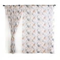 thumbnail image 1 of Cenefas de poliéster para cortinas de ventana, de gasa, para decoración de dormitorio y sala de estar (marrón), 1 of 14