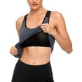 thumbnail image 5 of Women's Open Back Workout Tank Top with Built in Bra Athletic Yoga Running Shirt, 5 of 6