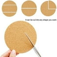 thumbnail image 5 of 50PCS Cork Coasters Self Adhesive for DIY Coasters/Crafts(3.55×3.55×0.04in), 5 of 6